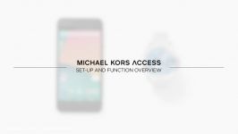 Michael Kors Access  Using Your Smartwatch l Android