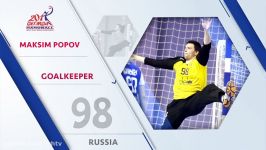 Maksim Popov RUS  All star goalkeeper  IHFtv  Georgia 2017 Mens Youth