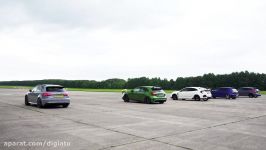 RS 3 v A45 AMG v Civic Type R v Golf R v Focus RS  DRAG