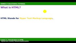 HTML  Lesson 1 Introduction to HTML Full Tutorial for Beginner Speak Khmer