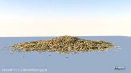 Over 32000 planks  Blender Bullet Physics SmallLuxGPU OpenCL