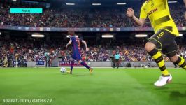 Fantastic Animations And Physical collision in PES 2018