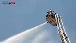 تحویل نخستین نردبان اطفاء حریق 55 متری به آتش نشانی کرج