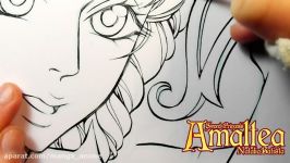 Manga Inking Tutorial  Sword Princess Amaltea by Natalia Batista