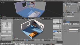 آموزش Blender ساخت مدل صحنه های سه بعدی Low Poly 