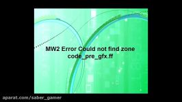 MW2 Error Could not find zone code pre gfx.ff