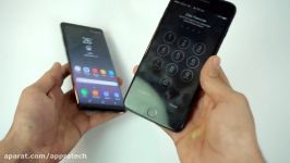 Samsung Galaxy Note 8 vs iPhone 7 Plus  Speed Test 4K