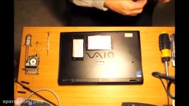 Sony VAIO Pro13 svp132 fan replacement case removal