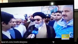 تشکر امام جمعه محترم تبریز امدادرسانان مهربان ما2