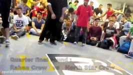 Rahaa Crew vs North Star Crew  Quarter final round of 3 vs 3 Bboy battle in Iran