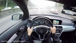 Driving 2013 Mercedes Benz C Class C350 4MATIC POV