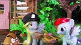 My Little Pony Mania Daring Do Dazzle VS T Rex Dinosaur Fashion Style MLP Toy Review Parody