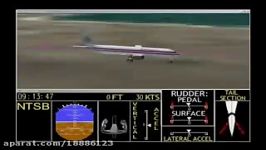 American Flight 587 Crash Animation with sound November 12 2001