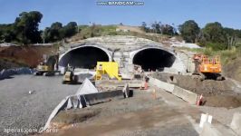 St Helena Tunnel Construction Time Lapse Video