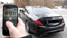 Mercedes Benz S350d W222 V222 with Maxhaust active exhaust and Carlsson bodykit