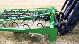 World Amazing Modern Agriculture Equipment and Mega Machines Hay Bale Handling Tractor Loader