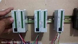 Delta PLC link rs485 1Master with 2 slaves