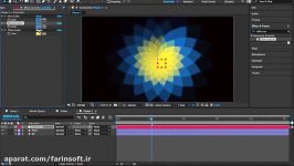 آموزش ساخت پس زمینه گل متحرک بوسیله After Effects