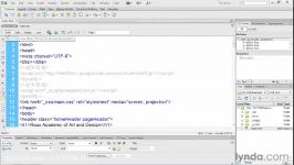 فیلم آموزش Dreamweaver CS6 محصول lynda