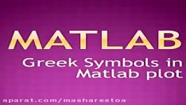 Greek Symbols in plot Matlab