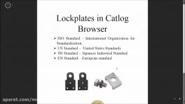 Catia V5 lockplate Operation in Catlog Browser Tutorial Part 7