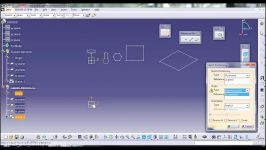 Catia V5 Tutorial for Beginners 04 How to create Cylindrical Elongated hole keyhole Hexagon etc