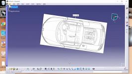 Học Catia surface hướng dẫn tách hình chiếu và vẽ ô tô