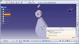 catia v5 assembly and simulation ##37 crank shaft