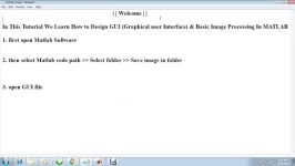 How to Design Basic GUI Graphical user Interface in MATLAB and Image Processing