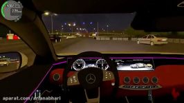 City Car Driving Mercedes Benz S63 AMG Coupe Night