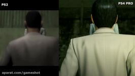 مقایسه گرافیک بازی Yakuza Kiwami بر روی PS2 PS4