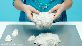 سِت اُلاف آدم برفی درخشان Kinetic Sand Frozen Shimm