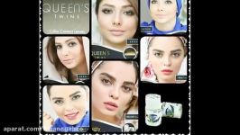 لنز رنگی  طبی سولکو QueenS TwinS   مارشال Pretty eyes