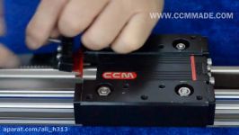 Linear rail timing belt tension adjustment