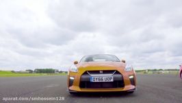 Nissan GT R vs Audi TT RS  Top Gear Drag Races