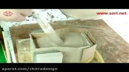 How to make collapsible mold of vase or ceramic flower pot