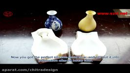 How to make collapsible mold of vase or ceramic flower pot