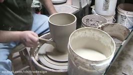 MAKING A PLASTER MOLD FOR A LANDSCAPE VASE