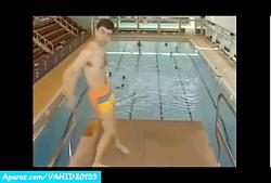 سکانس فوق العاده خنده دار مستربین در استخر شنا