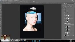 35 پروژه manipulation 3  فتوشاپ مقدماتی Adobe photoshop 2017  سعید طوفانی