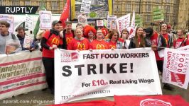 McStrike on the menu UK fast food workers rally for better working conditions