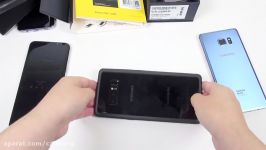 جعبه گشایی موبایل Samsung Galaxy Note8 رنگ مشکی