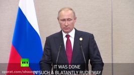 Putin on US establishment Working with people who confuse Austria