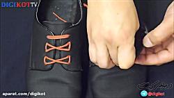 بستن بند کفش برای پوشیدن پاپیون