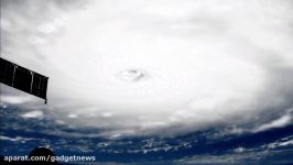 تصاویر ISS طوفان قدرتمند ایرما Hurricane Irma