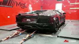 Lamborghini Aventador with Fi Exhaust  Huge flames