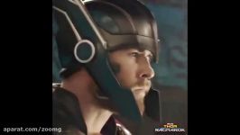 هالک علیه ثور در ویدیو جدید فیلم Thor Ragnarok  زومجی