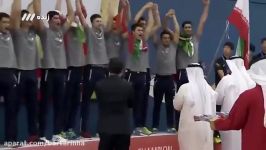 اهدا مدال قهرمانی جهان به تیم والیبال نوجوانان ایران