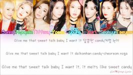 متن آهنگ sweet talk girls generation