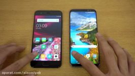 Samsung Galaxy S8 vs Xiaomi Mi6  تست سرعت